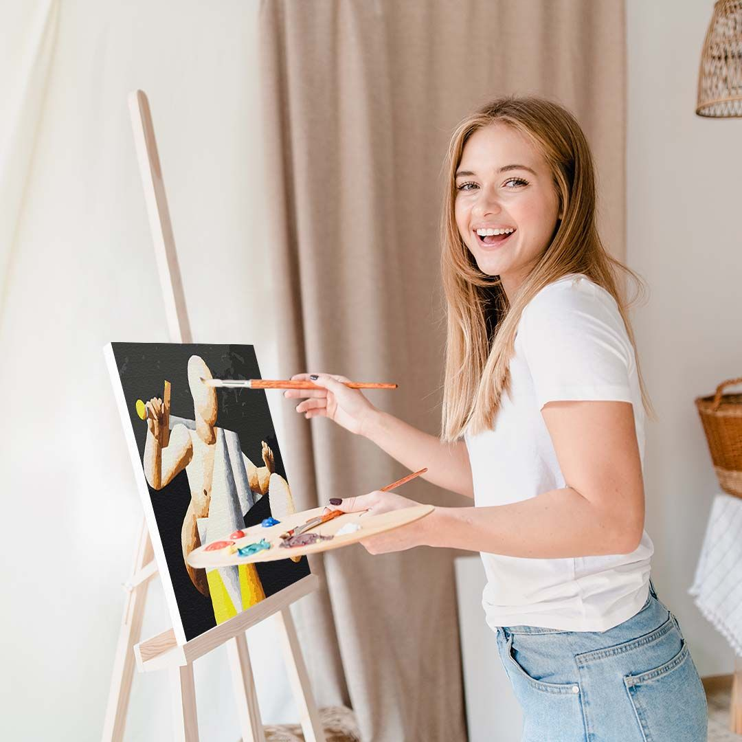 Картина по номерах «Давид з головою Голіафа»