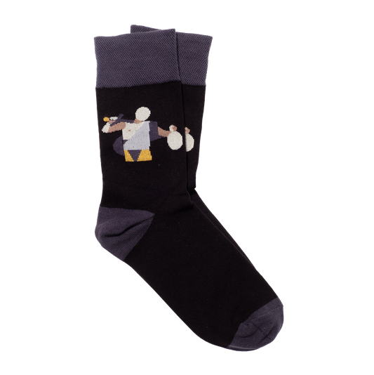 Socks "David with the head of Goliath"