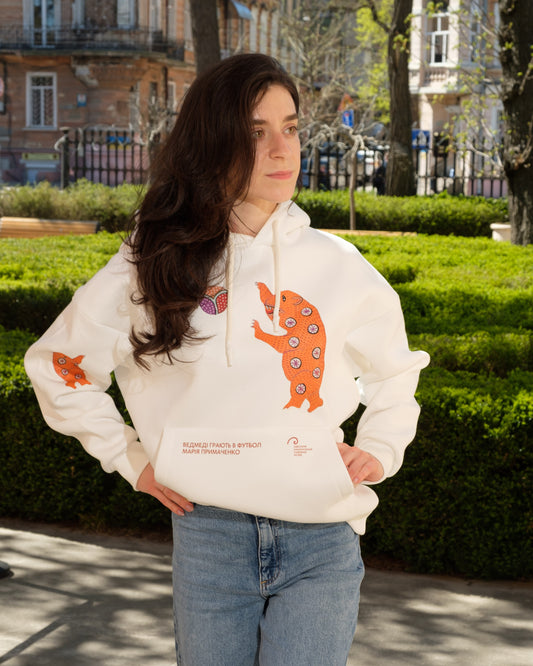 Hoodie "Bears playing football"