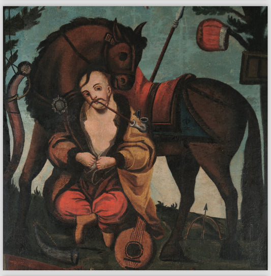 Postcard "Cossack Mamai"