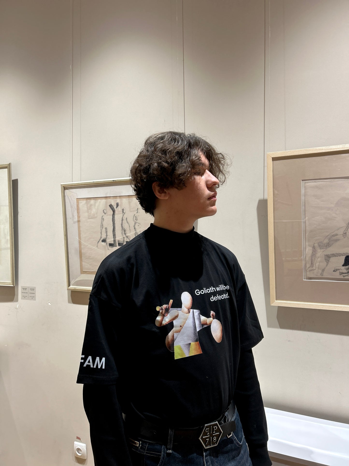 T-shirt "David with the head of Goliath"